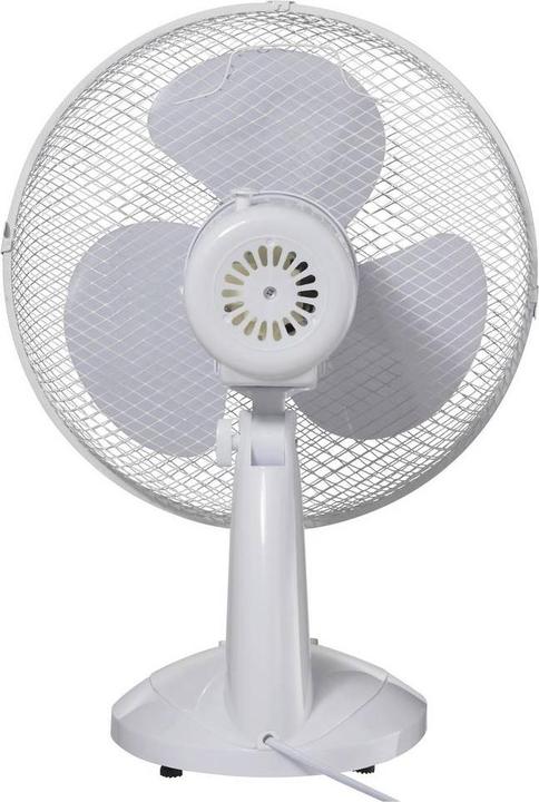 Actual product image Sygonix Tischventilator 40 W (Ø x H) 237 mm x 460 mm Weiss (49.30 dB)