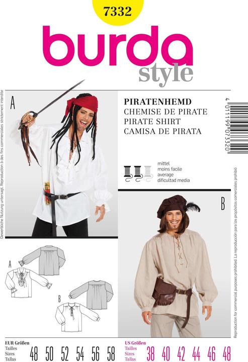 Image du produit Patrons Chemise Pirate
