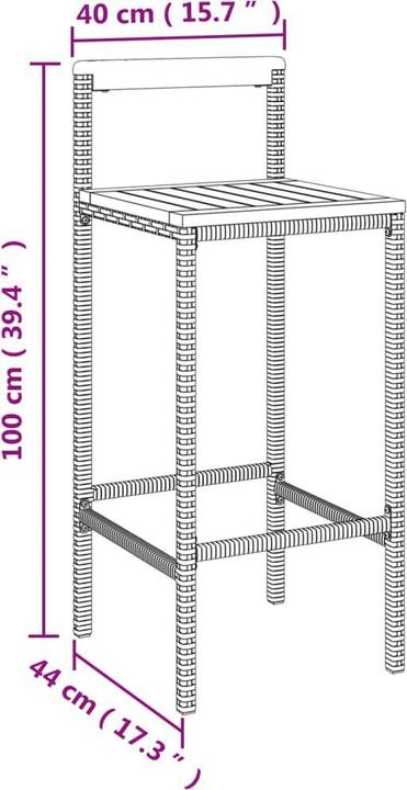 Actual product image VidaXL Endrik (75.50 cm)