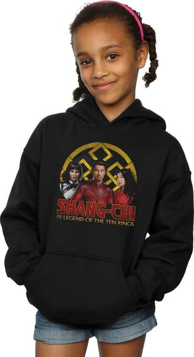 Produktbild ShangChi And The Legend Of The Ten Rings Group Logo Emblem Kapuzenpullover Mädchen (116)
