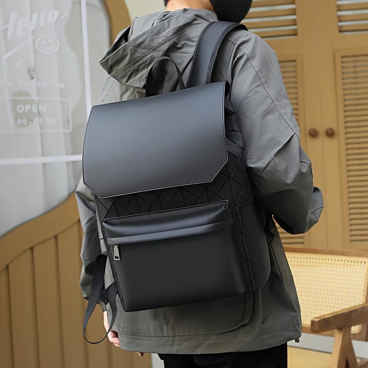 Produktbild Only-Bags.Store Herren Oxford Rhombus Rucksack, Reise Arbeit Pendler Computer Tasche, grosse Kapazität Rucksack