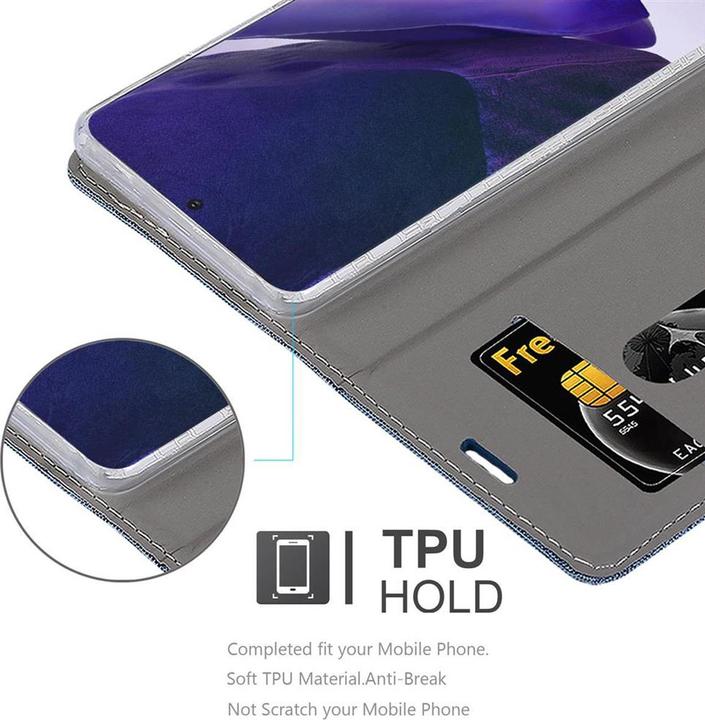 Actual product image Cadorabo Book Jeans Optics Cover (Samsung Galaxy Note 20+)