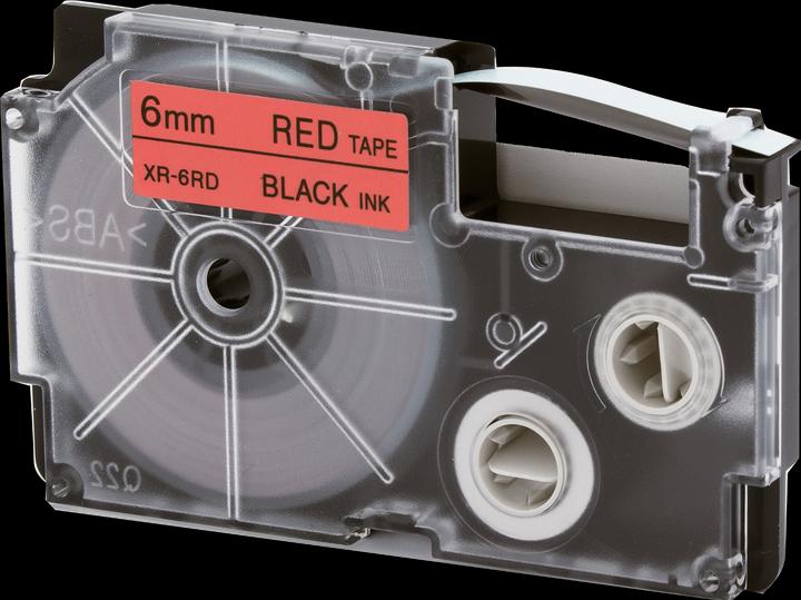 Produktbild Casio XR-6RD1 Selbstklebende Etiketten (0.60 cm, Rot)