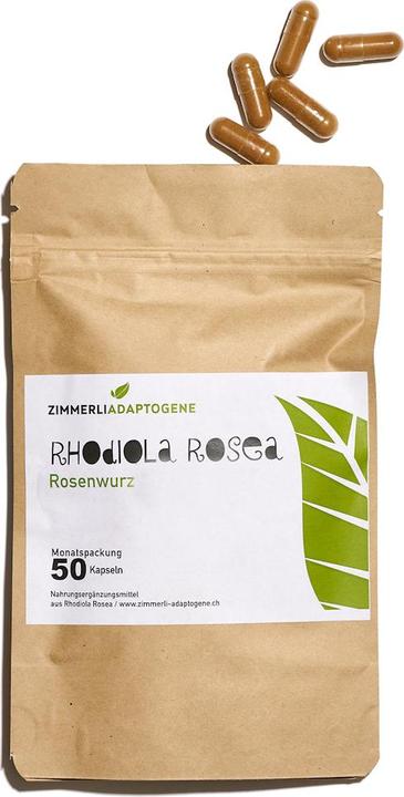 Image du produit Zimmerli Adaptogene Rhodiola en gélules (BIO) 50 gélules (1 pièce(s), Capsules, 25 g)