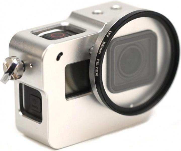 Actual product image PowerGuard Aluminium Framecase GoPro Hero 5 incl. 52mm UV Filter Attachment (GoPro Hero 5)