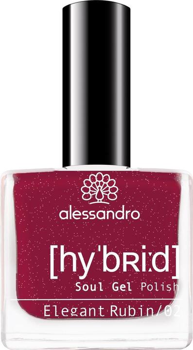 Alessandro Nagellack Hybrid 114 Elegant Rubin (114 Elegant Rubin, Gel-Effekt Nagellack)