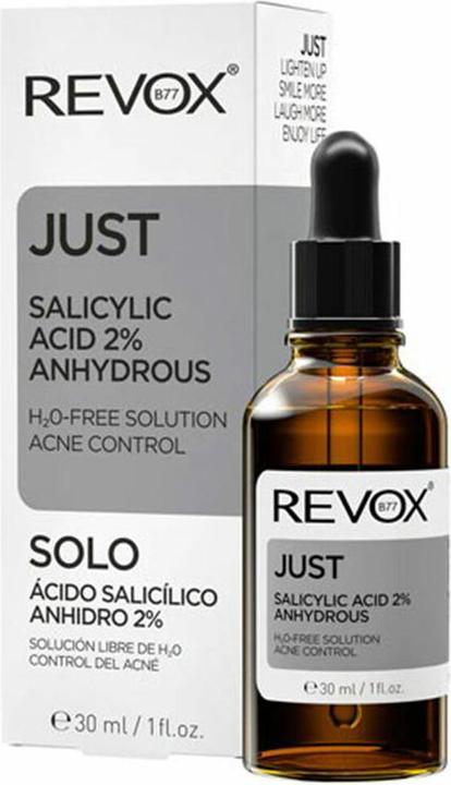 Image du produit Revox JUST salicylic acid 2% anhydrous 30ml (Gommage, 30 ml)