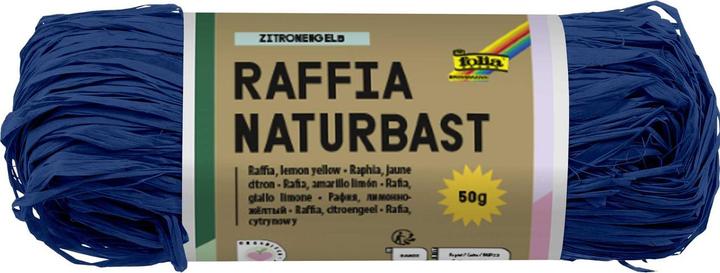 Image du produit Folia Bringmann Raphia naturel 50g Ultramarin (Film cadeau, 1 x)