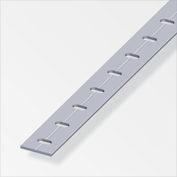 Produktbild Alfer Flachstange Alu gelocht 1m
