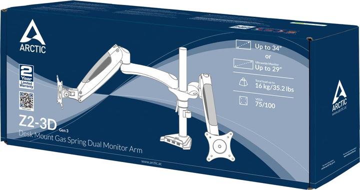 Produktbild Arctic Z2-3D Gen 3 86,4 cm (34 Zoll) Terminal Schwarz (Tisch, 34")