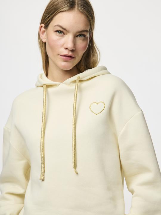 Produktbild Pieces Pcchilli Ls Heart Hoodie Noos Bc (L)
