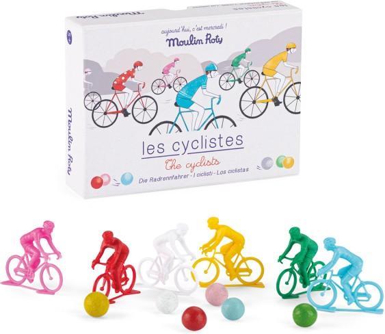 Immagine prodotto Moulin Roty Gioco con 6 ciclisti e biglie