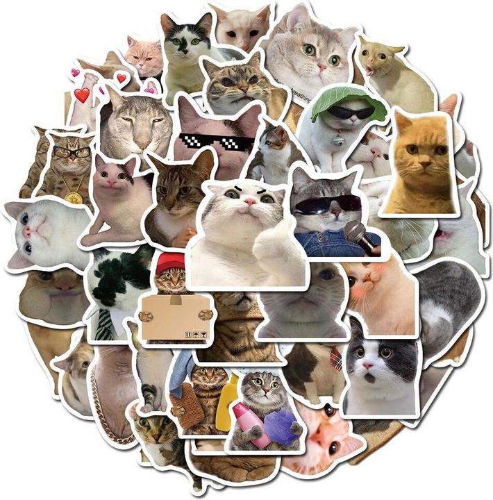Immagine prodotto JTI Adesivi gatti - 50 pezzi