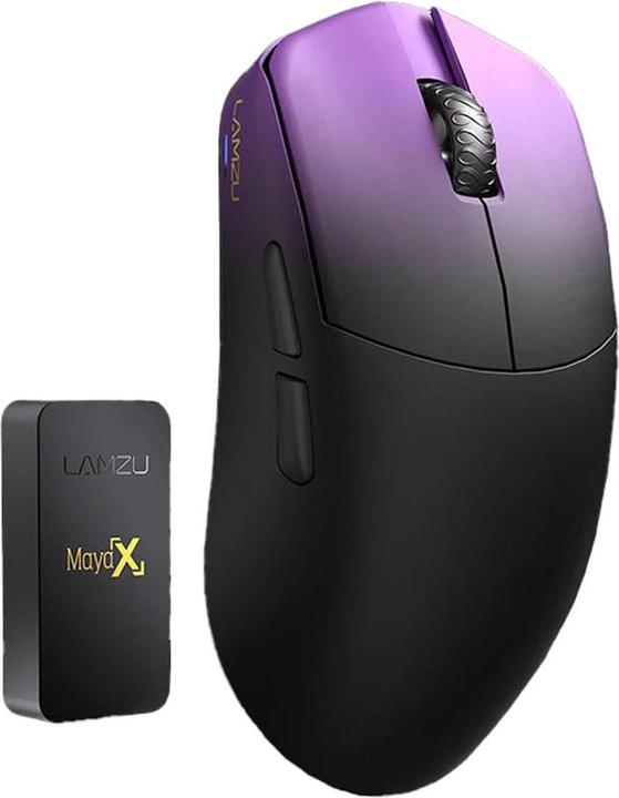 Actual product image Lamzu Maya X Gaming Maus - Purple Shadow