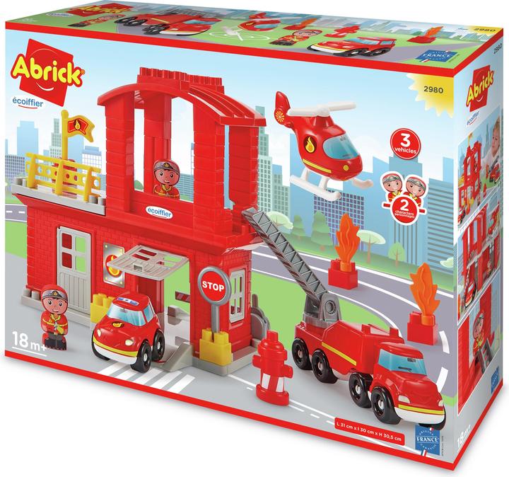 Produktbild Ecoiffier Abrick Feuerwehrstation