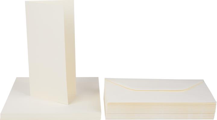 Immagine prodotto Craft UK Limited Biglietti doppi XXL con buste "DIN lungo", 50 pezzi (50 pz.)