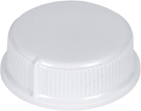 Actual product image Weck Rotary knob white closed