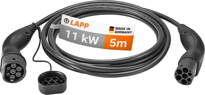 Actual product image Lapp Mobility Type 2 (Type 2, 11 kW, 20 A, 5 m)