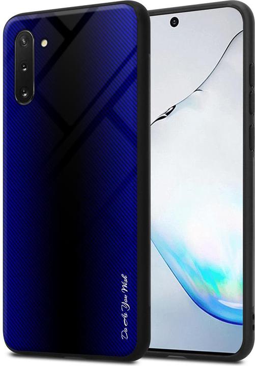 Produktbild Cadorabo TPU Gestreiftes Glas Cover (Samsung Galaxy Note 10)