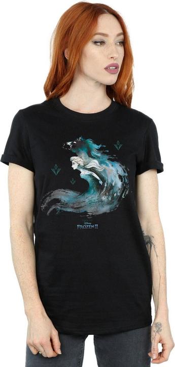Immagine prodotto Disney Frozen 2 Elsa With Nokk The Water Spirit Maglietta Ampia Donna (M)