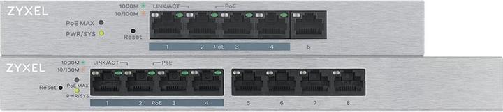 Produktbild Zyxel GS1200-8HP: 8Port-PoE+-Switch, V2 (8 Ports)