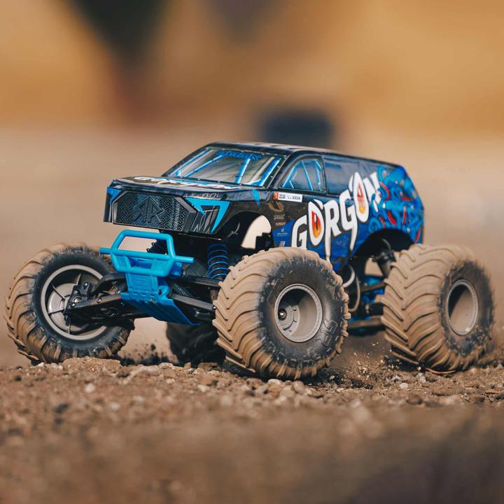 Productafbeelding Arrma Monstertruck Gorgon MEGA 550 RWD Blauw, ARTR, 1:10 (RTR Gereed voor gebruik)