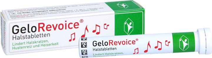 Actual product image GeloRevoice Throat Lozenges Cherry-Menthol, 20 tablets (20 Piece)