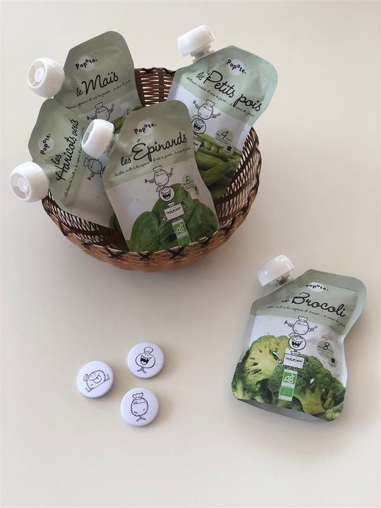 Actual product image Popote Quetschie Spinat BIO (120 g)