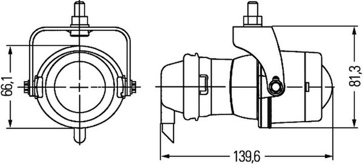 Image du produit Hella Phares antibrouillard halogène pour CLAAS