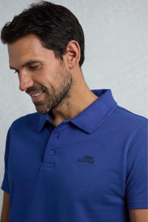 Actual product image Weird Fish Mens Miles Pique Organic Polo Shirt (M)