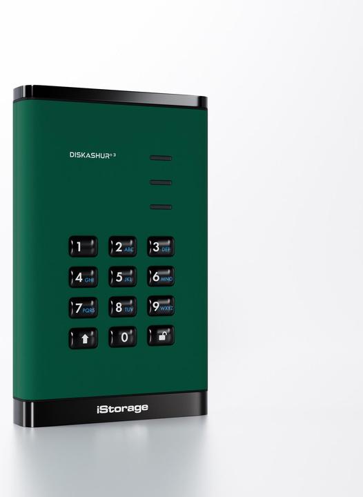 Immagine prodotto iStorage diskAshur3 HDD 2TB - Verde (2 TB)