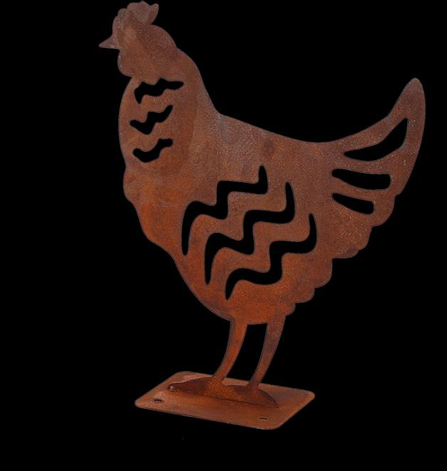 Image du produit Esschert Design Figurine décorative Poulet Marron rouille