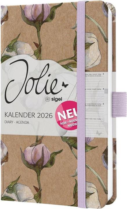 Immagine prodotto Sigel Agenda tascabile Jolie Pure (9,5 x 15 cm, Tedesco, Inglese, Olandese, Francese)