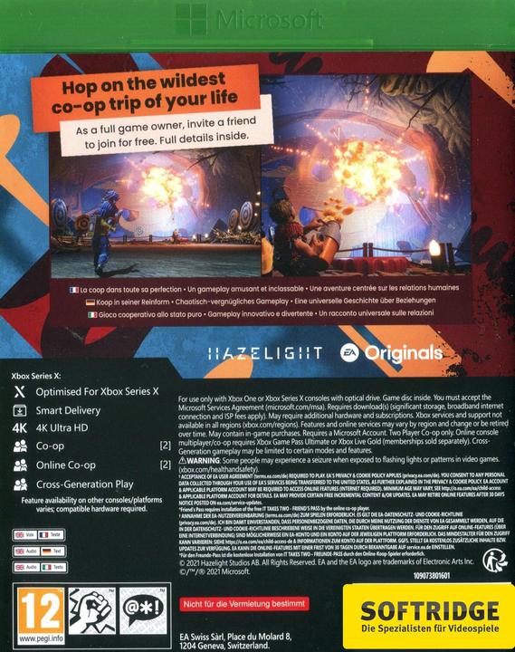 Produktbild EA Games It Takes Two (Xbox One S, Multilingual)