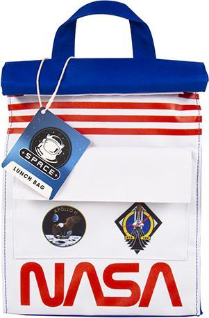 Actual product image Fizz Creations NASA sac en toile lunch logo