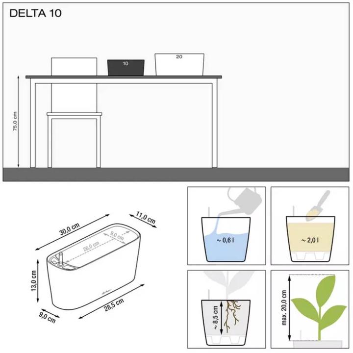 Produktbild Lechuza Delta (11 cm)
