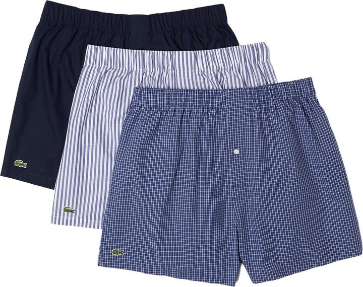 Lacoste 3er Pack Basic Boxershorts (S, 3er Pack)