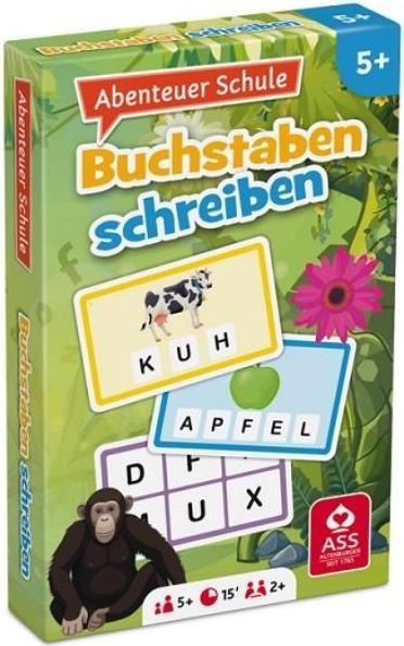 Productafbeelding ASS Altenburg 22572850 - Abenteuer Schule - Buchstaben schreiben, kaartspel 2+ spelers, vanaf 5 jaar (DE editie) (Duits)