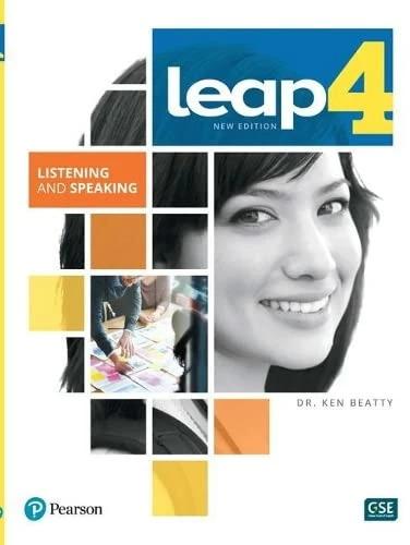 Image du produit LEAP 4, 2nd Ed. - Listening and Speaking | Book + My eLab STUDENT (12 months) (Anglais, Ken Beatty, 2019)