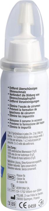 Nutritional values and ingredients Otalgan Hygiene spray 50 ml