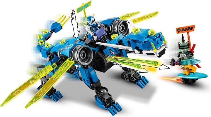 Produktbild LEGO Jays Cyber-Drache (71711, LEGO Ninjago)