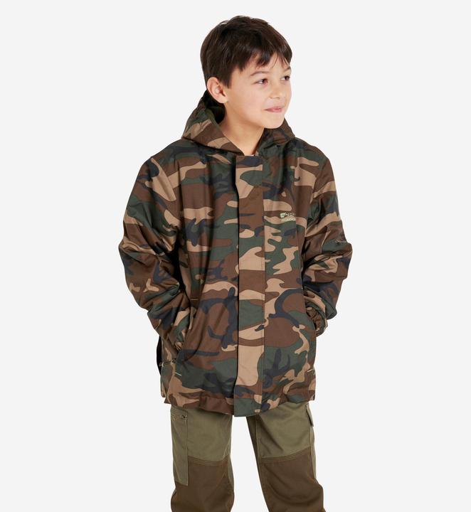 Actual product image Solognac Jacket Woodland 100 warm children (140)
