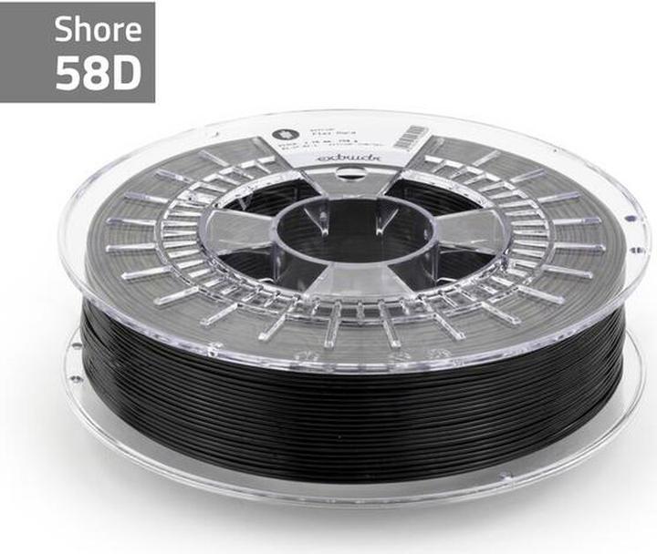Actual product image Extrudr Flex Hard Black 2.85 mm 750 g (TPU, 2.85 mm, 750 g, Black)
