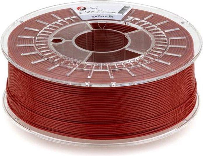 Image du produit Extrudr PETG rouge translucide 1,75 mm 1.100 g (PETG, 1.75 mm, 1.10 g, Rouge)