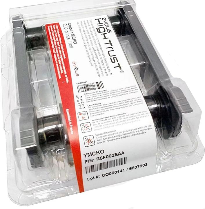 Actual product image Evolis R5F002EAA Printer ribbon (Multicoloured)
