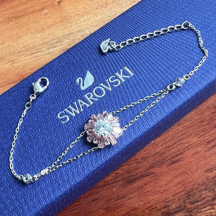 Actual product image Swarovski Sunshine Bracelet Pink (19 cm, Swarovski Metal)