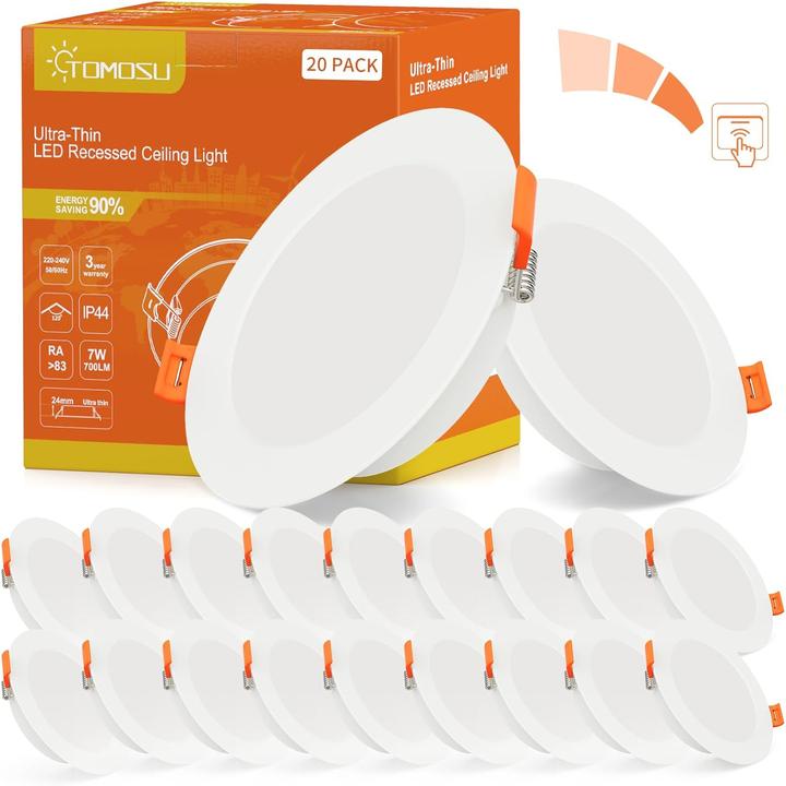 Produktbild Tomosu 20er-Set LED-Einbaustrahler Dimmbar (700 lm)