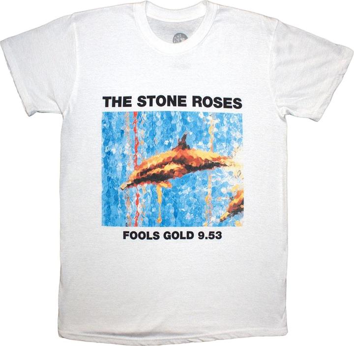 Actual product image The Stone Roses Unisex Adult Fools Gold T-Shirt (XL)