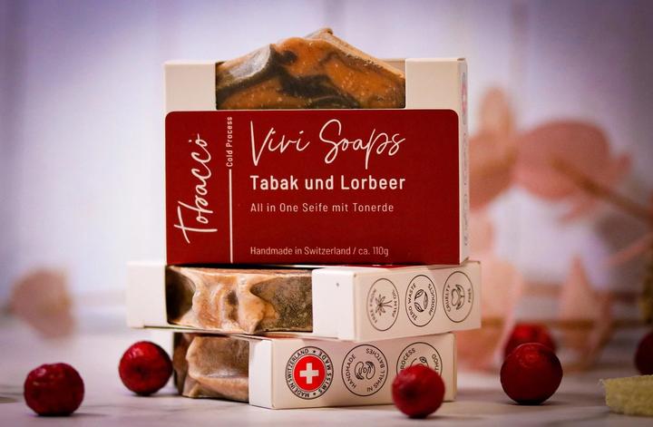Immagine prodotto Vivi Soaps Tabacco - Profumo di tabacco e alloro per il sapone (Sapone duro)