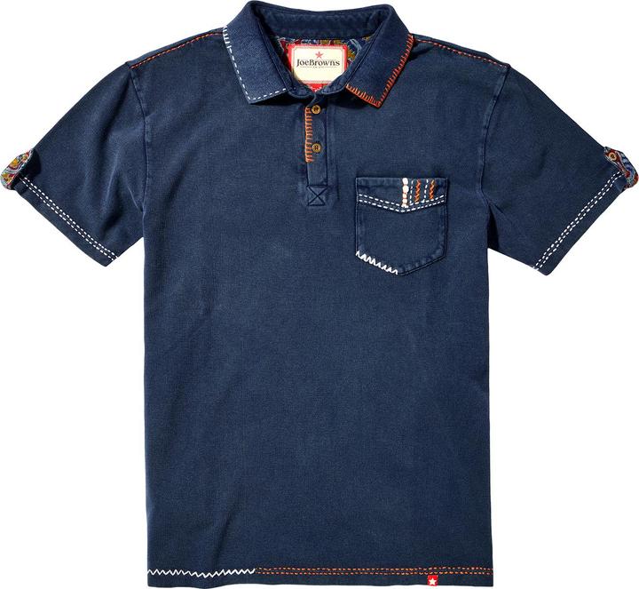 Produktbild Joe Browns Contrast Stitch Chest Pocket Pique Polo Shirt (XL)
